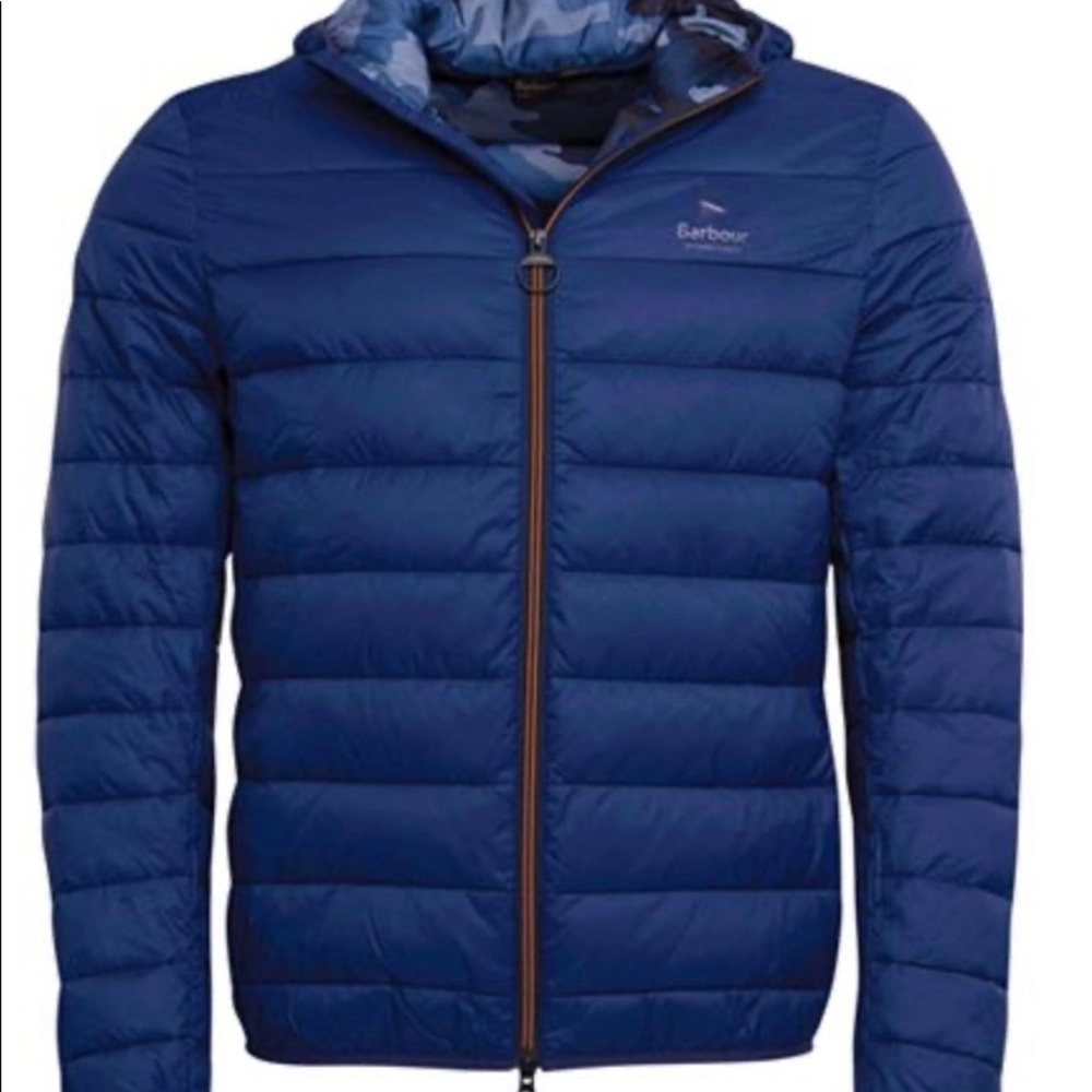 SALE! NEW NWT Barbour Men's Harg Quilted Hooded L